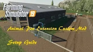 Мод расширения для Animal Pen - FS19