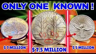 TOP 7 Rare Washington Quarter Dollar Coins Worth BIG MONEY | Quarters to Look For in Your Change!