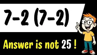 Order of Operations Challenge: 7-2(7-2) pemdas Bomdas pratice