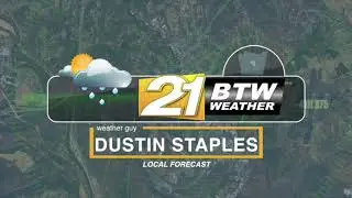 #BTW21Weather: Monday, 1/21/2018