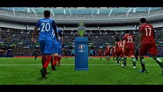 Portugal vs France | 2016 #EURO Final | FIFA 16 PC