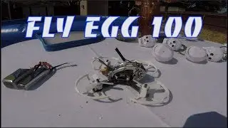 FLY EGG 100, Quick look and flight footage(Raciing Gates)