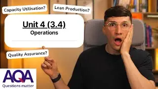 Модуль 4 (3.4) &ndash; Операции | AQA A-Level Business (повторение)