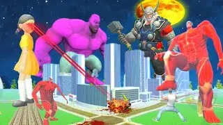 Franklin become super heroes to fight monsters in Indian bike driving 3d