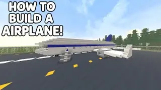 How to Build a Airplane In Minecraft! PT: 3! Mini Series!
