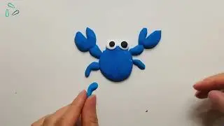 DIY how to make polymer clay Crab | CLAY CRAFTS 69