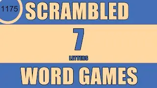 Scrambled Word Games-  | Can you guess all scrambled words? Jumbled Words| Guess the Word Games