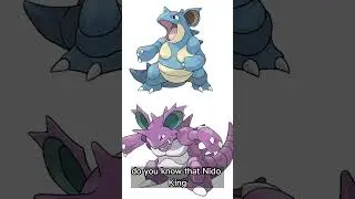 FACTS YOU DIDN'T KNOW ABOUT NIDOKING #pokemonscarletandviolet #nidoking #pokemonred