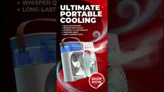 3-in-1 Portable Humidifier Fan | Mini USB Air Cooler + Water Mist + LED Night Light Home