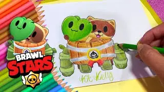 Como Desenhar Brawler SPROUT TANUKI @BrawlStars