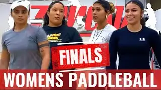 Liz & Kae VS Juju & Alyssa | Zerega B Doubles Finals  | Paddleball Tournament 