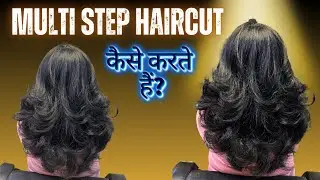 How to do step by step hair cutting in 5 minutes/how to do step cutting... Sam unisex saloon