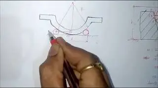 Width and Convex radius measurement using simple instrument