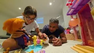 Come play with me and my Dada 2 - Dog Bathtime #barbie #toys #comeplaywithme