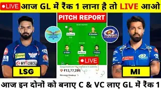 🔴Live : LSG vs MI Match Prediction | LSG vs MI Grand league Team | Lsg vs Mi 16th IPL Live