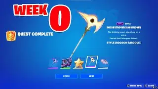 Fortnite Chapter 4 Season 2 WEEK 0 Quests (Week zero Challenges)
