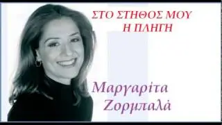 ΣΤΟ ΣΤΗΘΟΣ ΜΟΥ Η ΠΛΗΓΗ  Μαργαρίτα Ζορμπαλά (ΣΤΙΧΟΙ)