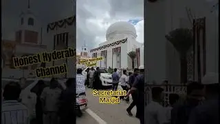 #secretariat ki masjid #opening #friday #prayer #kcr #shorts #youtubeshorts #hyderabad #Telangana
