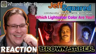 👀⭐What Does a BROWN Colored Lightsaber Mean? (Sith or Jedi) | REACTION (Wizards With Guns)