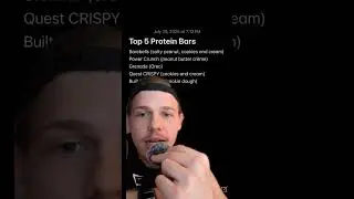 Top 5 Protein Bars #fitnessjourney #gymlife #proteinbars #macros #ranking #fatloss