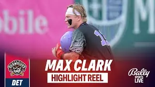 Tigers OF Max Clark 2025 Minor League Baseball Highlights | Bally Sports Live