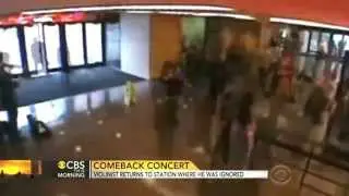 Violin Virtuoso Joshua Bell's Encore at Union Station (CBS THIS MORNING)