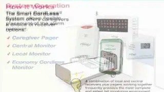 Smart Caregiver PATENTED TECHNOLOGY Cordless&reg; System Fall Monitor