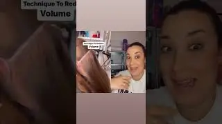 👀c&oacute;mo quitar VOLUMEN de cabello😭