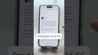 ✅How to Downgrade to Old / Unsigned iOS Version? Tips Here!#fyp #ios19
