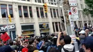 G20 march - Confrontation at Queen and John - Toronto, Ontario, Canada - June 26, 2010