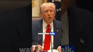 &laquo;Мне просто нравится смотреть, как она говорит&raquo;: Трамп игнорирует вопрос журналиста