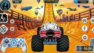 Mega Ramp Challenge ! Super CrazyGT Monster Truck Racing Stunts | Android Gameplay game video 