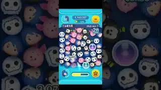 Tsum Tsum Theme Park It's a Small World! Clear 855 Tsums in 1 play! Super Fun with Aqua!