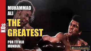 Todos los KOS de Muhammad Ali (Cassius Clay) por T&iacute;tulo Mundial