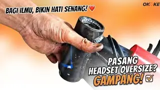 Berbagi cara memasang kom fork headset oversize sepeda gunung