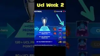 UCL ROAD TO FINAL PROMOTION POINT PACK OPENING IN EA FC FIFA MOBILE 24 #shorts #fcmobile #fifamobile