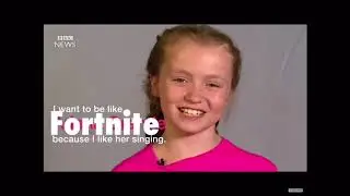 Deaf girl likes listening to fortnite music