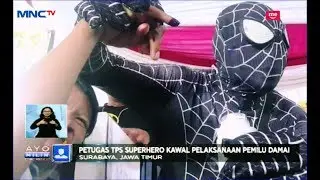 8 Petugas TPS di Surabaya Pakai Kostum Superhero - LIS 17/04