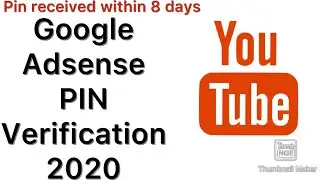 GOOGLE ADSENSE PIN VERIFICATION 2020 | by SAI SG | TUTORIAL #GoogleAdsensePinVerification2020 #saisg