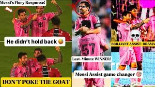 Don&rsquo;t Poke the GOAT!&rdquo; | Messi&rsquo;s Brilliant Assist & Heated Moment vs Atlas 🔥🐐#messi #mls #messiassist