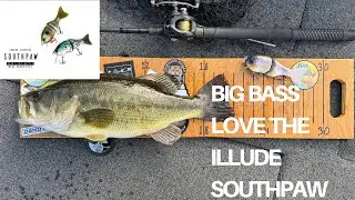 Big New England large mouth love the Illude baits Southpaw
