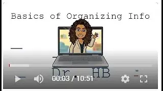 Basics for Organizing Information | Technical Writing