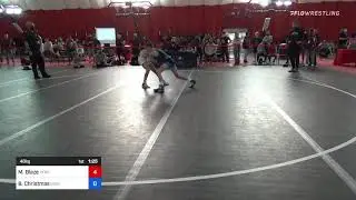 48 Kg Consolation - Marcus Blaze, Perrysburg Wrestling Club Vs Brodie Christmas, Ironclad Wrestlin