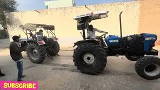 Eicher 551 vs Newholland 3630 Tochan | Newholland 3630 के टायरो में पानी 💧 डालने के बाद power देखो 