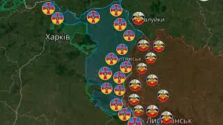 Kharkiv counterattack on the map, Battle for Lyman, Kupyansk, Balaklia | Битва за Харків на карті