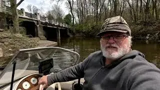 Trying to crappie fish with no luck water is still 12 degrees off