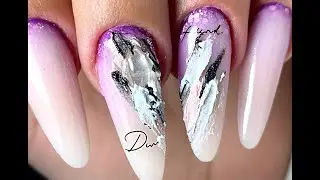 Nail Trend : Reverse Ombre Nails * Noi tendințe in unghii: Manichiura cu Ombre răsturnat + glitter