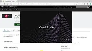 Angular 8 template in Visual Studio 2019