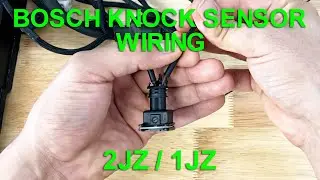 BOSCH 2-pin Knock sensor wiring - 1JZ / 2JZ