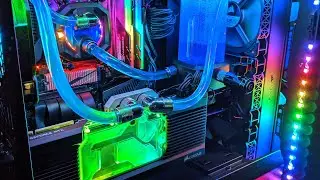 High Airflow Water Cooling build in the Cooler Master H500M